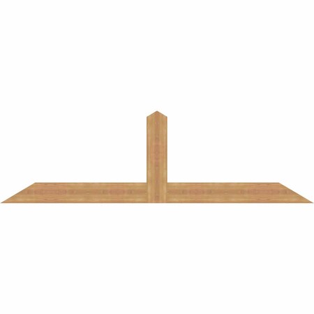 Ekena Millwork Portland Smooth Timber Gable Bracket, Western Red Cedar, 84"W x 24"H x 1 1/2"D x 5 1/2"F, 7/12 Pitch GBW084X24X0206POR00SWR